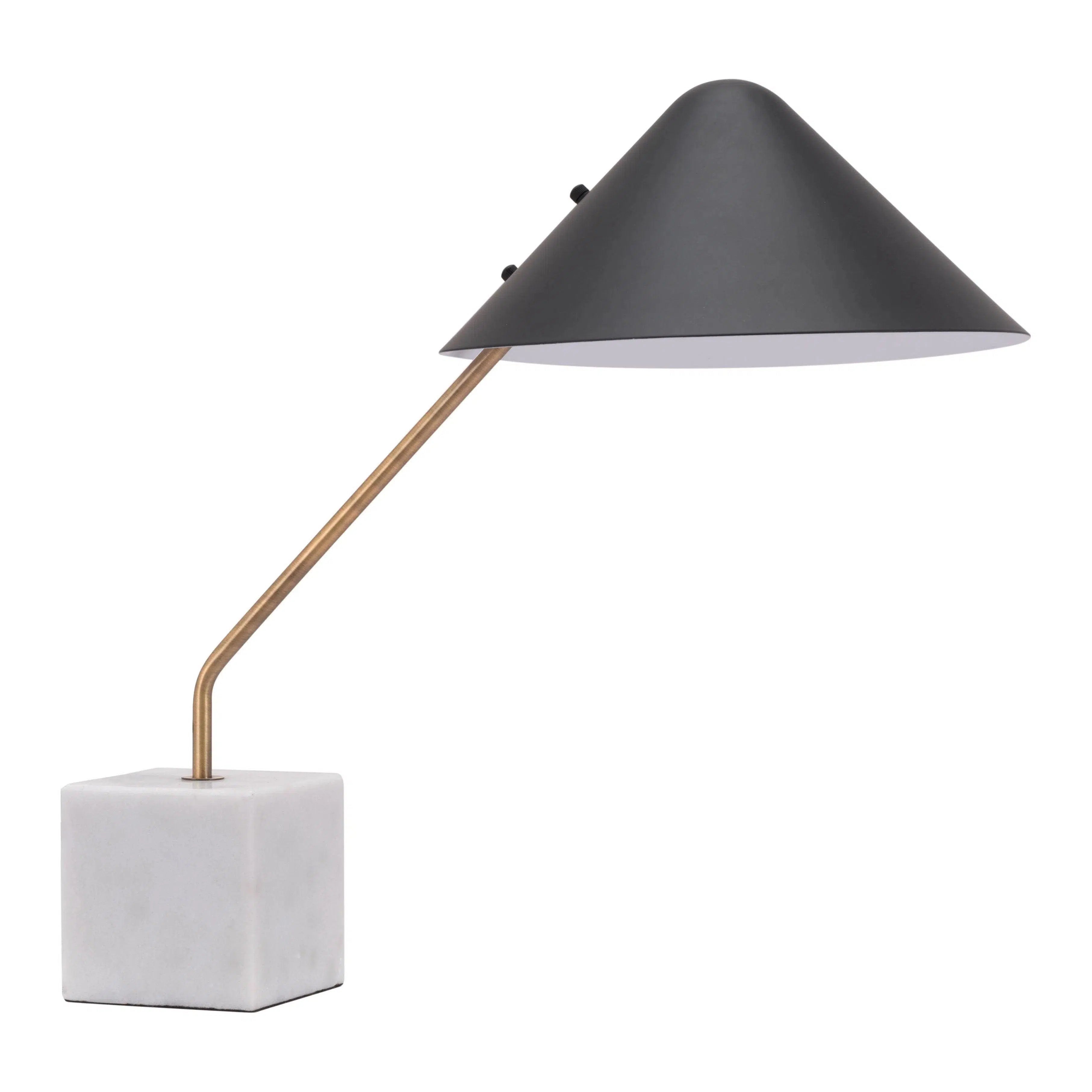 industrial style table lamps with exposed bulbs for loft apartmentsPike Table Lamp Black & White