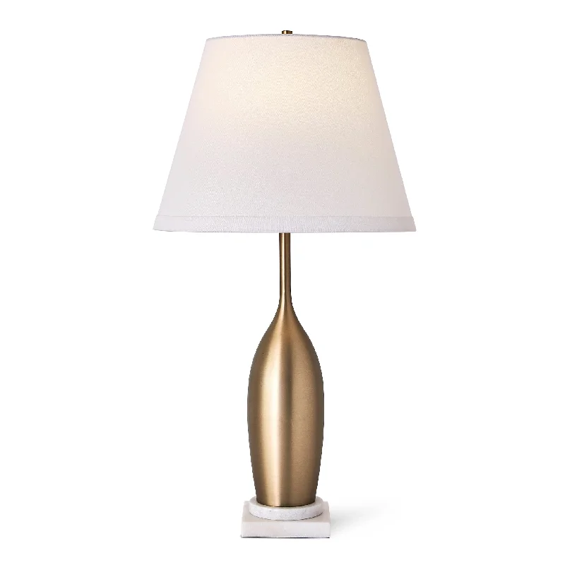 industrial style table lamps with exposed bulbs for loft apartmentsPin Table Lamp - Brass