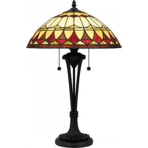 marble table lamps with a luxurious veined pattern for high end decorTiffany 2-Light Table Lamp