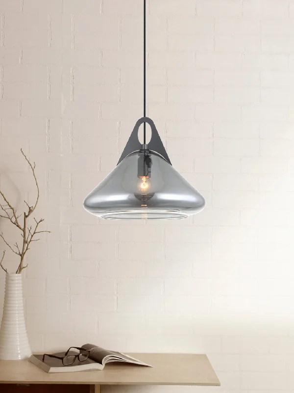Scandinavian Style Ceiling Lights with Light Wood AccentsRadian Silver Pendant Light