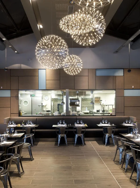 Industrial Style Ceiling Lights with Exposed Bulbs and Metal CagesRaimond 60 Pendant Light
