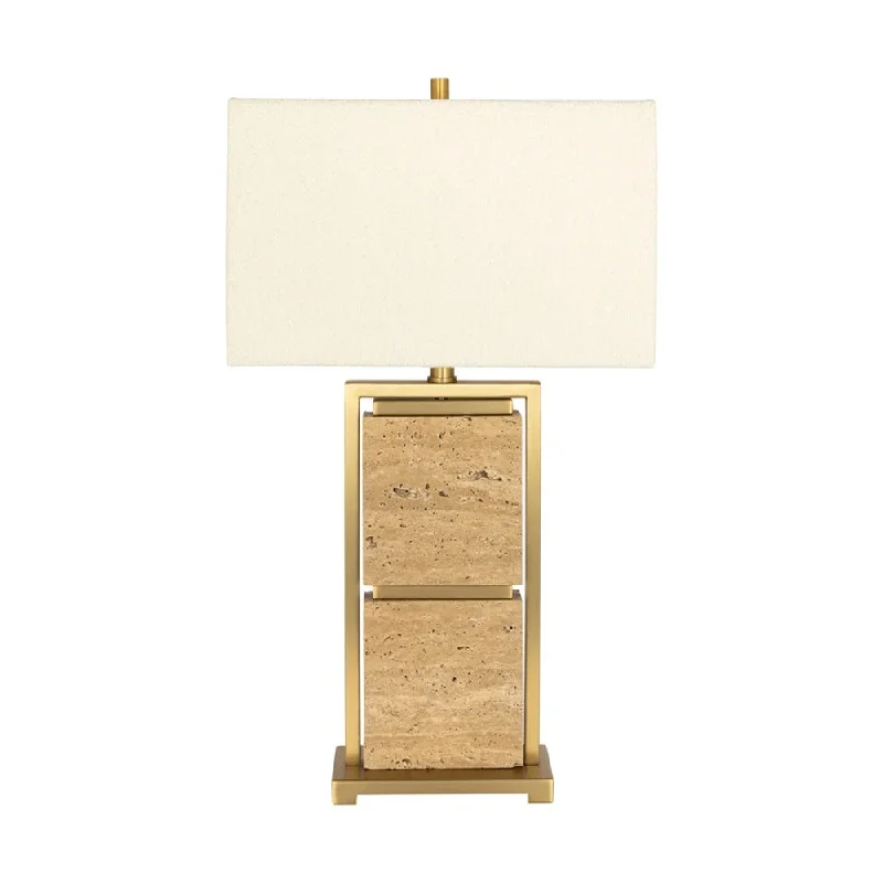 marble table lamps with a luxurious veined pattern for high end decorRichmond Interiors Meyra Table Lamp