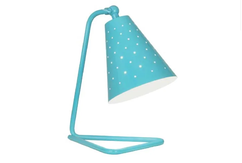 fabric table lamps with a linen shade for a relaxed and breathable lookRobert Abbey Pierce Blue Task Table Lamp
