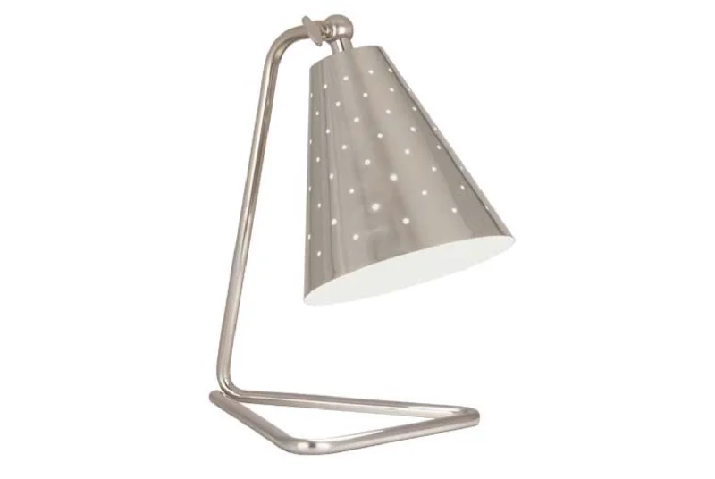 rustic farmhouse table lamps for cozy kitchensRobert Abbey Pierce Silver Task Table Lamp