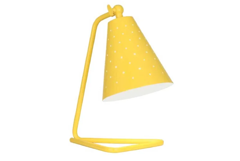 victorian style table lamps with ornate details for traditional homesRobert Abbey Pierce Yellow Task Table Lamp
