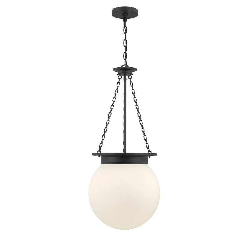 Chinese - Style Ceiling Lights with Red Lantern - Inspired DesignsSavoy House Manor 7-3901-3-89 Pendant Light - Matte Black