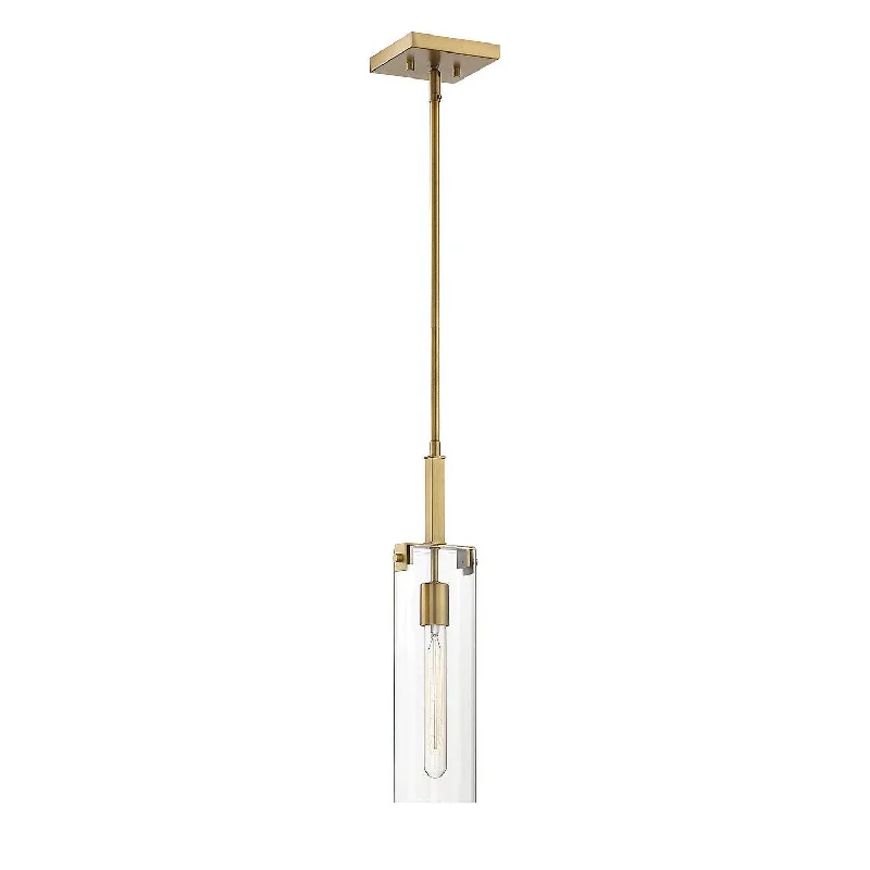 Retro Ceiling Lights Inspired by the 1950s and 1960s DesignSavoy House Winfield 7-9770-1-322 Pendant Light - Warm Brass