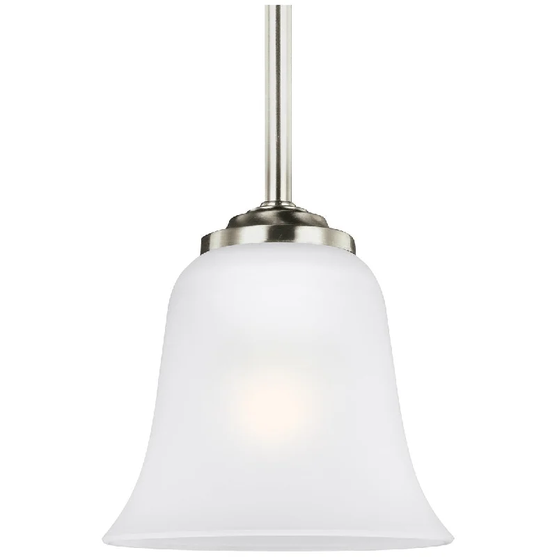 Contemporary Ceiling Lights with Unique, Abstract ShapesSea Gull Lighting Emmons 1-Light Mini-Pendant