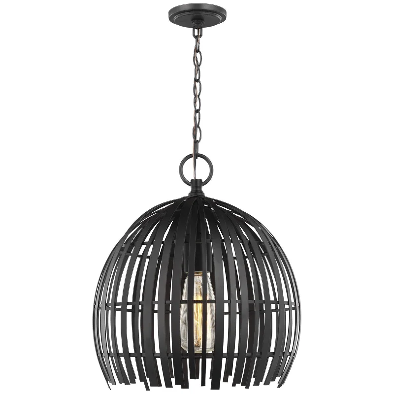 Rustic Ceiling Lights with Reclaimed Wood and Distressed FinishesSea Gull Lighting Hanalei 1-Light Pendant