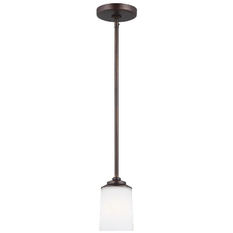 Rustic Ceiling Lights with Reclaimed Wood and Distressed FinishesSea Gull Lighting Kemal 1-Light Mini Pendant without Bulb