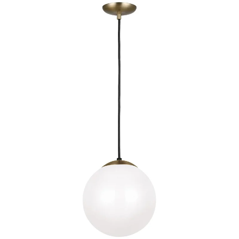 Mid - Century Modern Ceiling Lights with Simple, Sleek LinesSea Gull Lighting Leo - Hanging Globe 1-Light Pendant - 150W