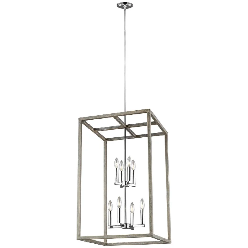 Metal Ceiling Lights in Brass, Copper, Stainless Steel, and IronSea Gull Lighting Moffet Street 8-Light Hall/Foyer Light - 3.5W
