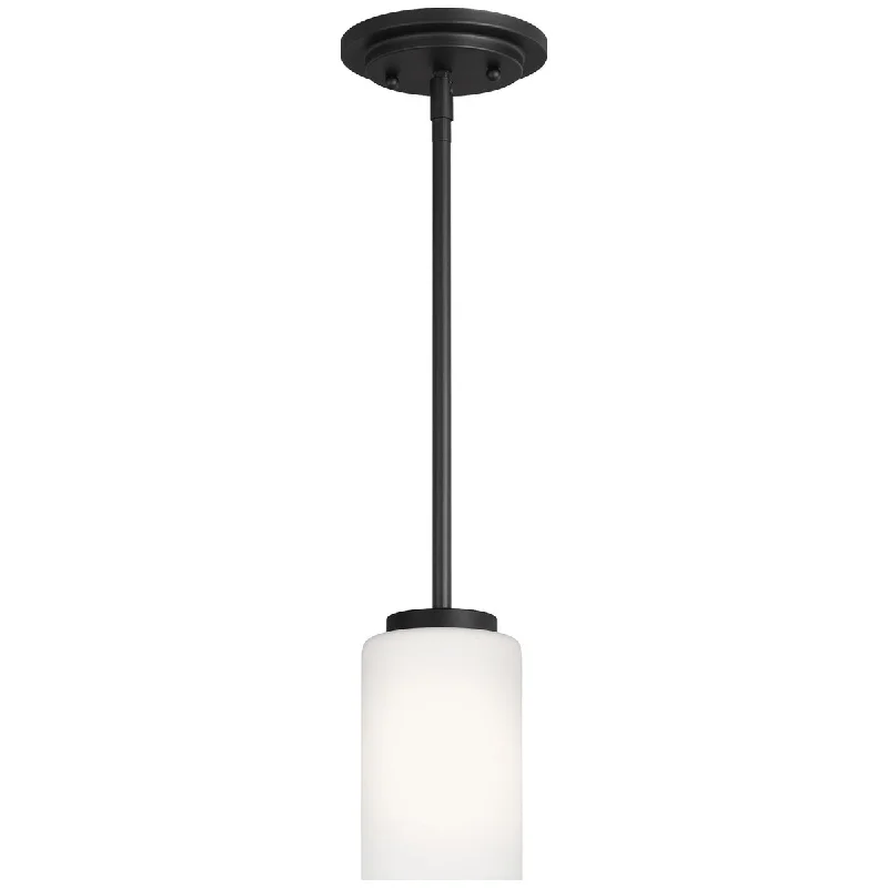 Art Nouveau Ceiling Lights with Organic, Flowing ShapesSea Gull Lighting Oslo 1-Light Mini-Pendant with Bulb