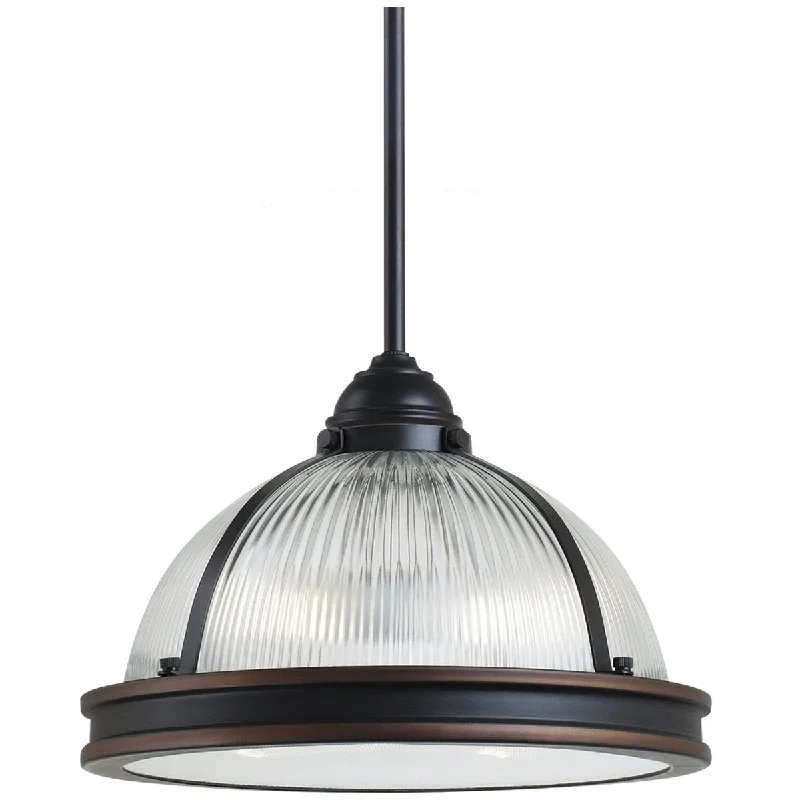 Glass Ceiling Lights with Frosted, Colored, or Etched GlassSea Gull Lighting Pratt Street Prismatic 2 Light Pendant