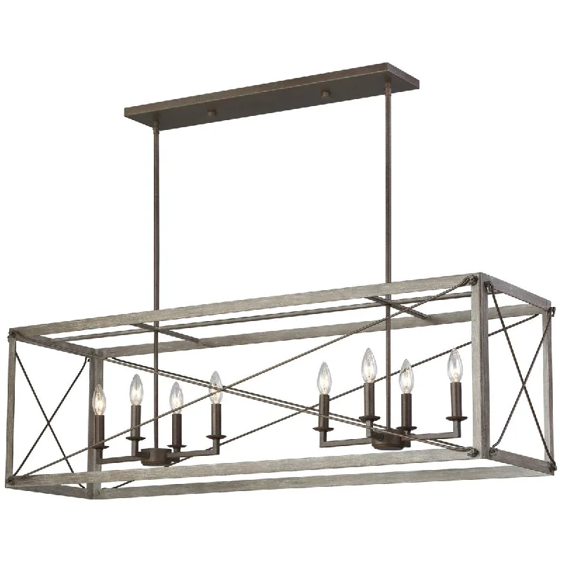 Modern Minimalist Ceiling Lights for Contemporary InteriorsSea Gull Lighting Thornwood 8-Light Island Pendant