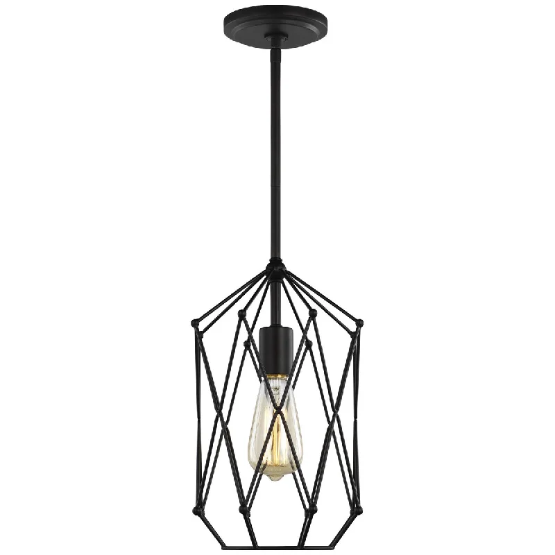 Mid - Century Modern Ceiling Lights with Simple, Sleek LinesSea Gull Lighting Zarra Small 1-Light Lantern