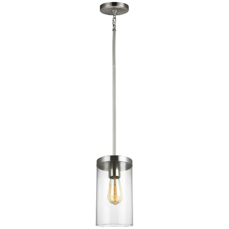 Tropical - Themed Ceiling Lights with Palm - Leaf Shapes and Rattan WrapsSea Gull Lighting Zire 1-Light Pendant without Bulb