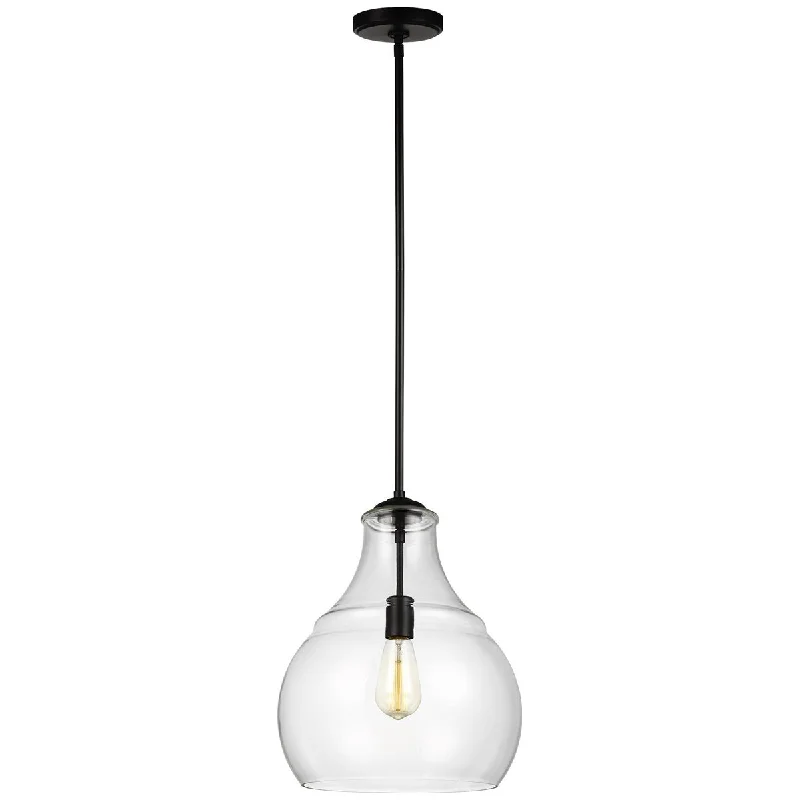 African - Inspired Ceiling Lights with Tribal Patterns and Natural MaterialsSea Gull Lighting Zola 1-Light Pendant