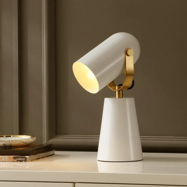 metal table lamps with a matte black finish for a sleek appearanceSPOT LIGHT TABLE LAMP