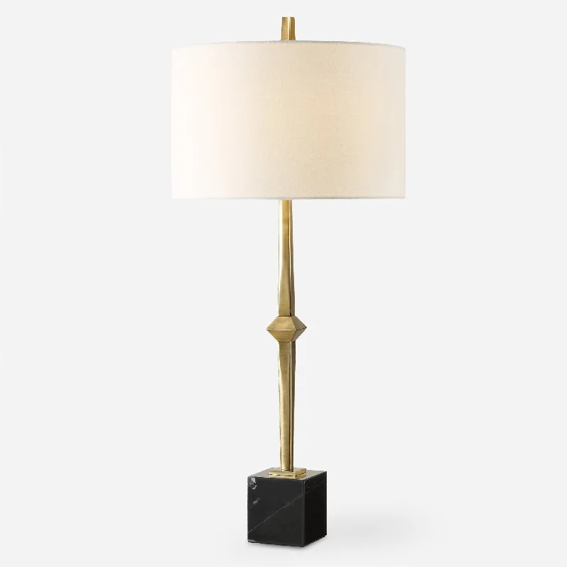 fabric table lamps with a linen shade for a relaxed and breathable lookSuranne Antique Brass Table Lamp