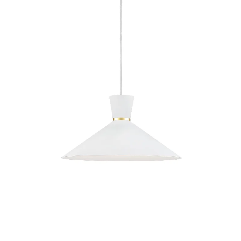 Metal Ceiling Lights in Brass, Copper, Stainless Steel, and IronVanderbilt Wide Pendant