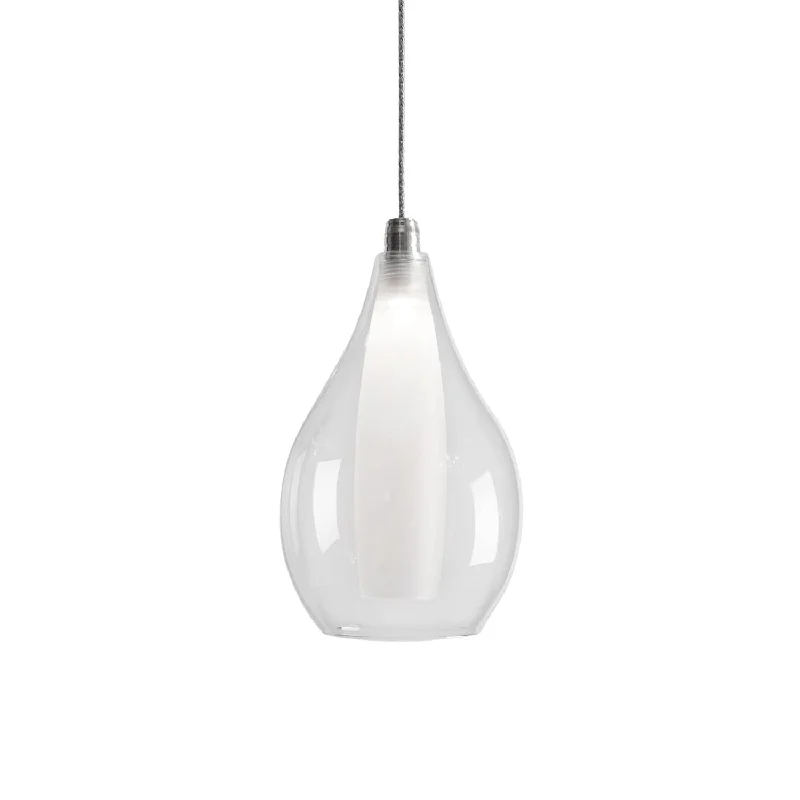 Industrial Style Ceiling Lights with Exposed Bulbs and Metal CagesVictoria Pear Shaped Pendant