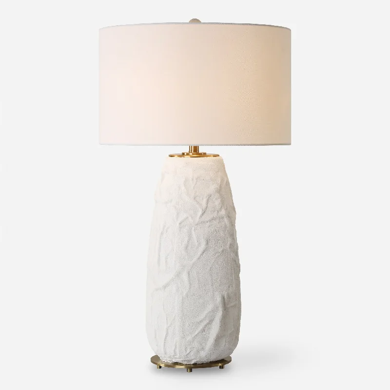 crystal table lamps with dazzling prisms for a glamorous effectVida White Table Lamp