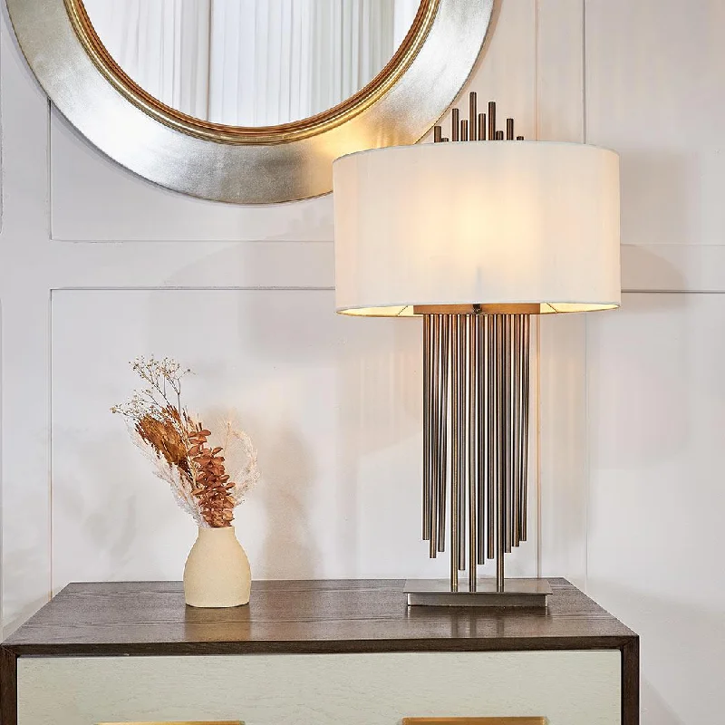 bohemian table lamps with colorful patterns for eclectic bedroomsVienna Table Lamp - RV Astley