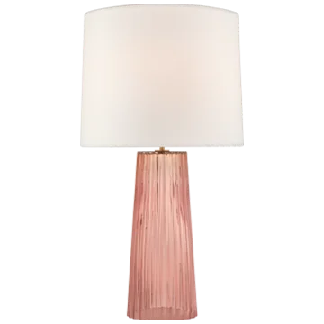 leather table lamps with a distressed texture for a rugged charmVisual Comfort & Co. Danube Table Lamp