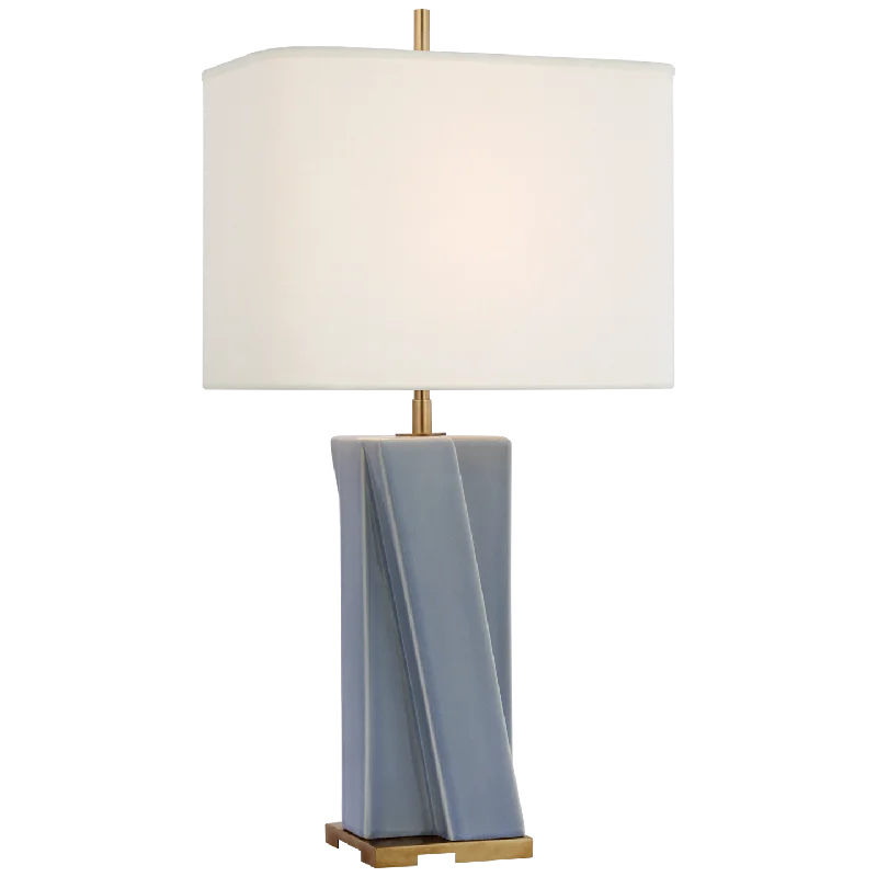 wooden table lamps with natural grain for a warm and organic feelVisual Comfort & Co. Niki Table Lamp, Medium