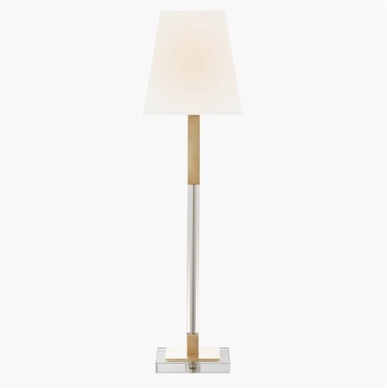 rustic farmhouse table lamps for cozy kitchensVisual Comfort & Co Reagan Buffet Lamp