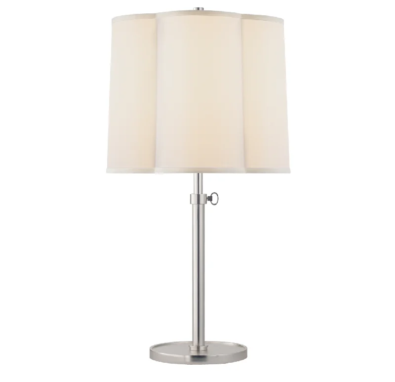 art deco table lamps with geometric shapes for a retro touchVisual Comfort & Co. Simple Scallop Table Lamp