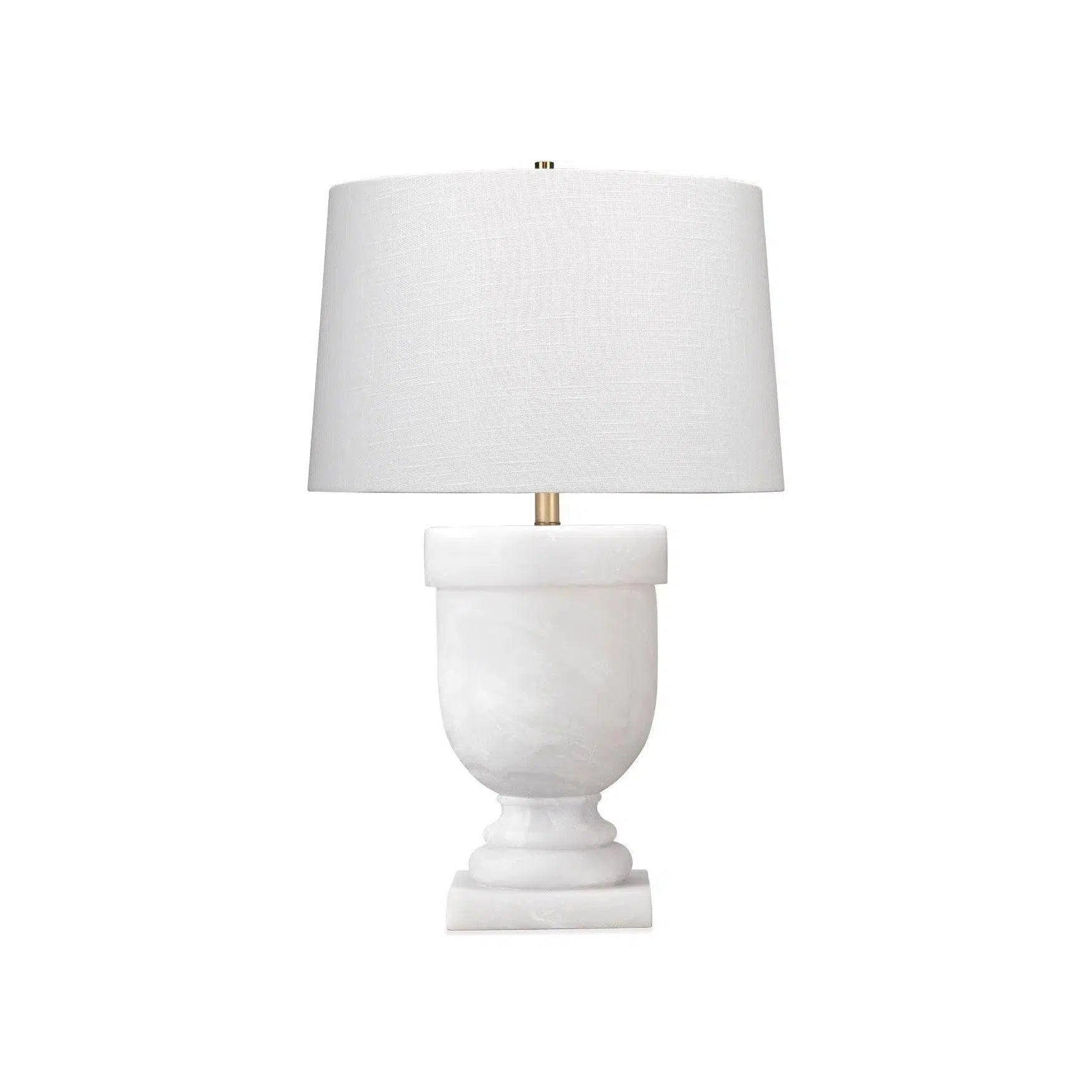 industrial style table lamps with exposed bulbs for loft apartmentsWhite Resin Carnegie Table Lamp