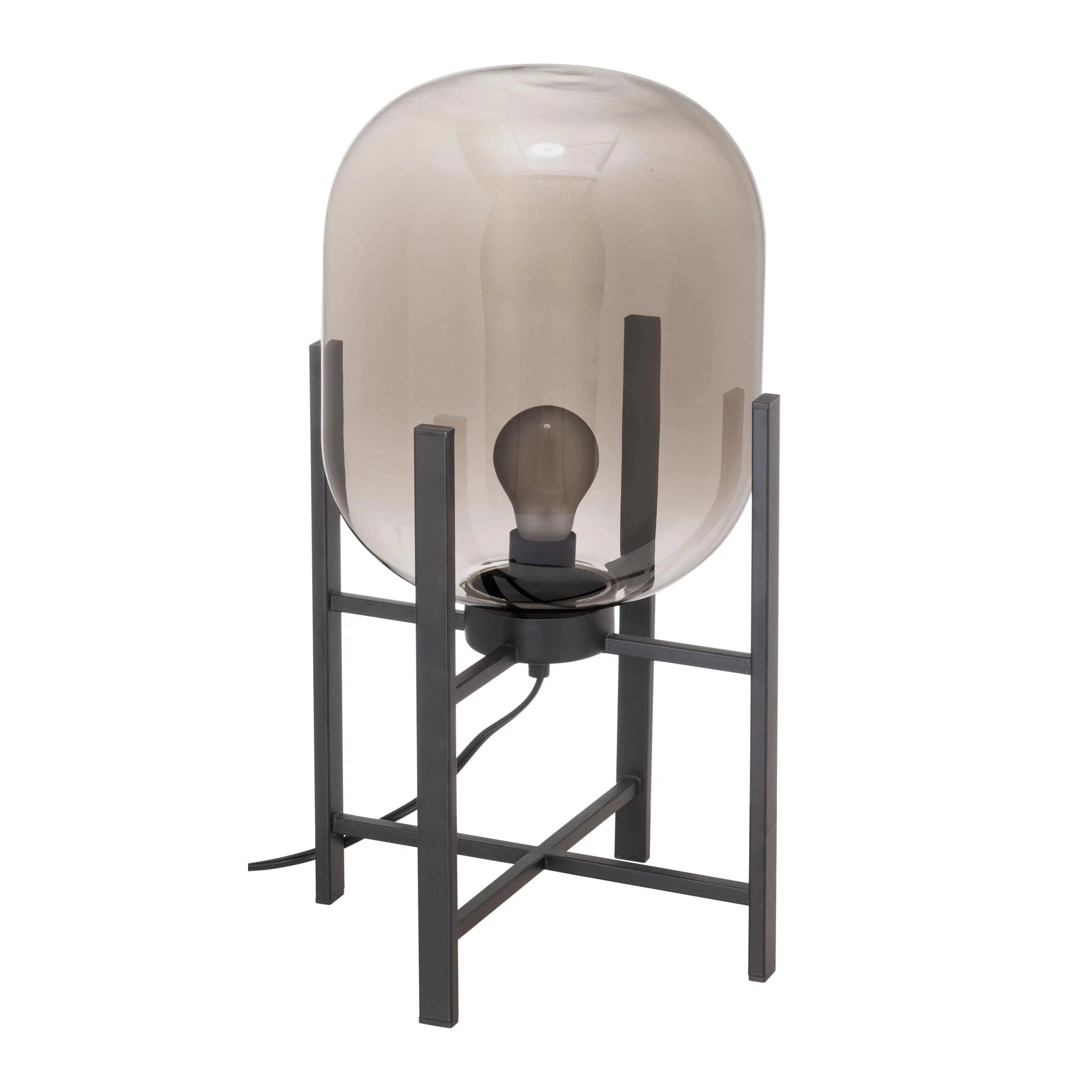 glass table lamps with a frosted surface for soft light diffusionWonderwall Table Lamp Black